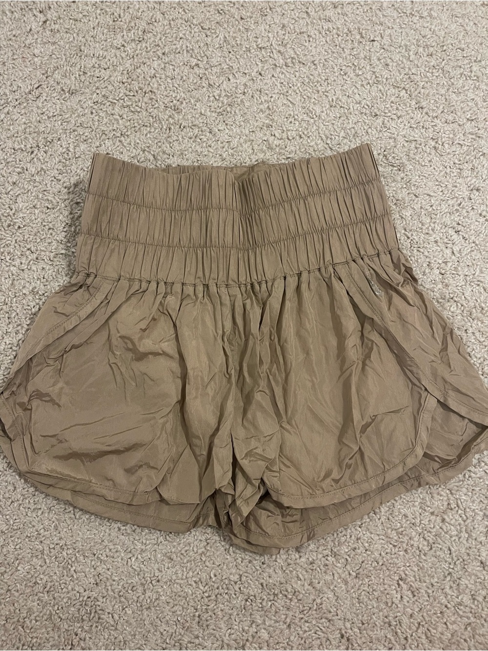FP Movement Way Home Tan Shorts